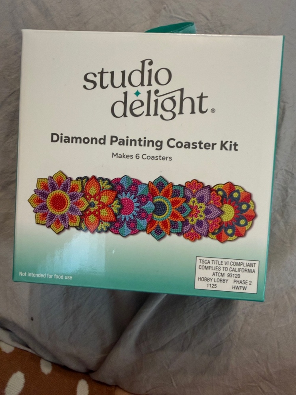 Studio Delight Diamond Painting Coaster Kit - Multicolor Floral Coasters